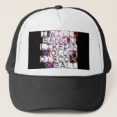 Bang dat je leuk vindt en oude Disco Ball Trucker Pet (Voorkant)