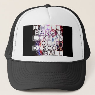 Bang dat je leuk vindt en oude Disco Ball Trucker Pet