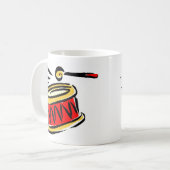 Bang de drum koffiemok (Voorkant links)