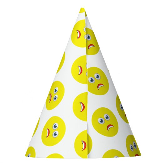 Bang Emoji Party Feesthoedjes (Achterkant)