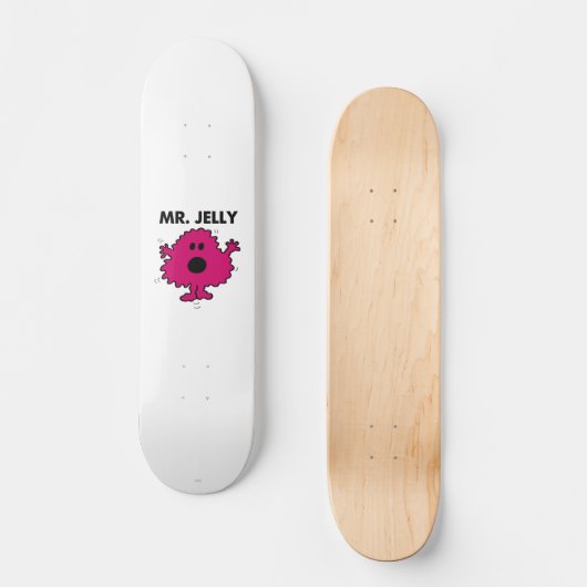 Bang en nerveus Mr. Jelly Persoonlijk Skateboard (Voorkant)