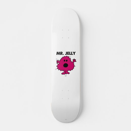 Bang en nerveus Mr. Jelly Persoonlijk Skateboard (Voorkant)