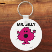 Bang en nerveus Mr. Jelly Sleutelhanger (Voorkant)
