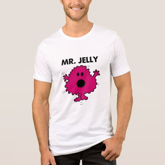 Bang en nerveus Mr. Jelly Tri-Blend Shirt (Voorkant)