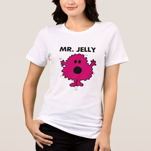Bang en nerveus Mr. Jelly Tri-Blend Shirt (Voorkant)