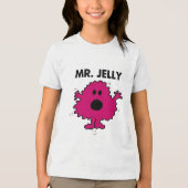 Bang en nerveus Mr. Jelly Tri-Blend Shirt (Voorkant)