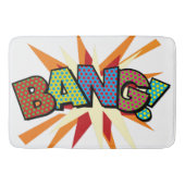 BANG Fun Retro Comic Book Pop Art Badmat (Voorkant)