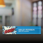 BANG Fun Retro Comic Book Pop Art Naambordje