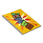 BANG Fun Retro Comic Book Pop Art Notitieboek (Rechterzijde)