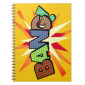 BANG Fun Retro Comic Book Pop Art Notitieboek (Voorkant)