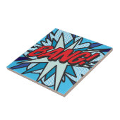 BANG Fun Retro Comic Book Pop Art Tegeltje (Zijkant)