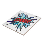 BANG Fun Retro Comic Book Pop Art Tegeltje (Zijkant)