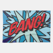BANG Fun Retro Comic Book Pop Art Theedoek (Horizontaal)