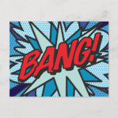 BANG Fun Retro Stripboek Pop Art Aankondigingskaart (Voorkant)