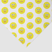 Bang Geel Emoji Patroon Tissuepapier (Detail)