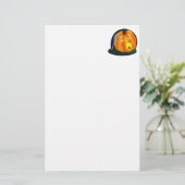 Bang Gekke pompoen Briefpapier (Staand voorkant)