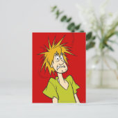 Bang gemaakt ruwharig briefkaart (Staand voorkant)