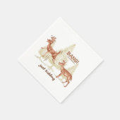 Bang! Gewoon Kidding. Funny Hunting Brown Napkins Servet (Hoek)