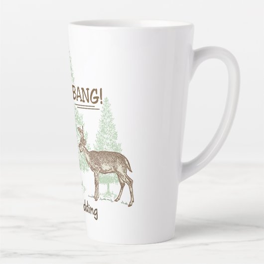 Bang! Gewoon Kidding. Humor Latte Mok (Rechts)