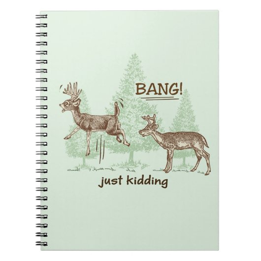 Bang! Gewoon Kidding. Humor Notitieboek (Voorkant)