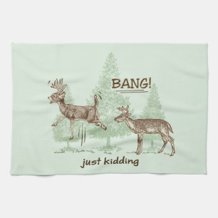 Bang! Gewoon Kidding. Humor Theedoek
