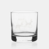 Bang! Gewoon Kidding. Humor Whisky Glas (Achterkant)
