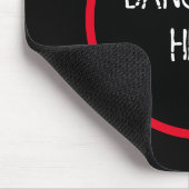 Bang Head hier - Grappige Stress Relief Muismat (Hoek)