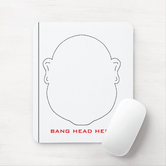 BANG HEAD HIER MUISMAT (Met muis)