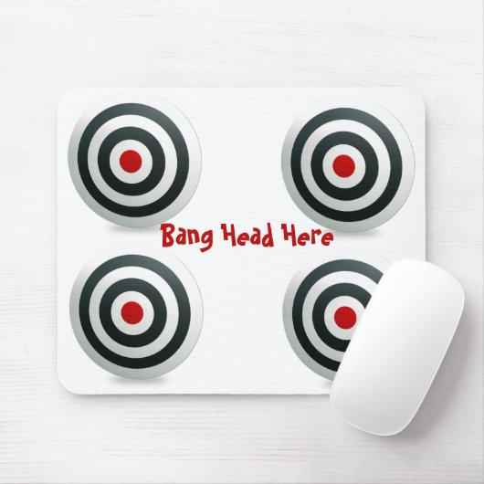 Bang Head Mousepad Muismat (Met muis)