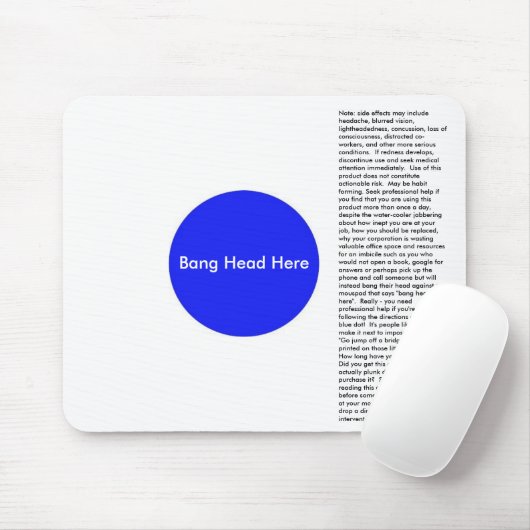 Bang Head Muismat (Met muis)