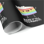 Bang het tot je het grappig maakt om te baken, don cadeaupapier (Rol Hoek)