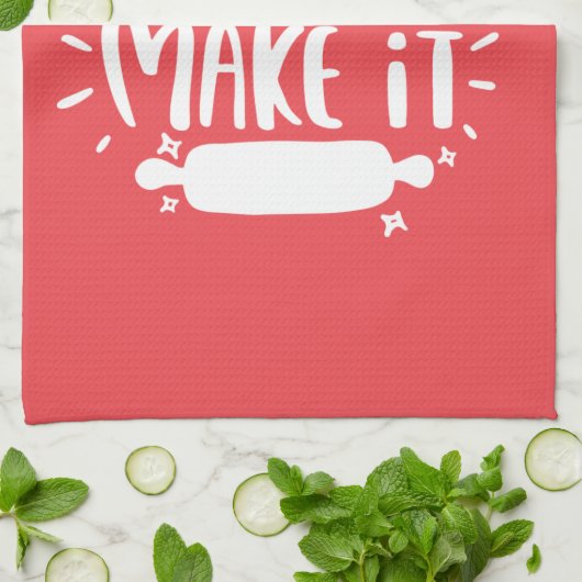 Bang het tot je het laat lijken theedoek (Gevouwen)