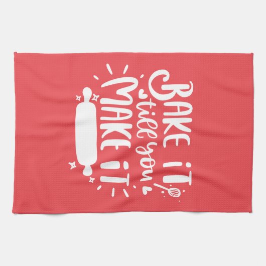 Bang het tot je het laat lijken theedoek (Horizontaal)