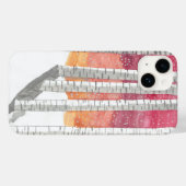 Bang in de sneeuw Case-Mate iPhone case (Achterkant (horizontaal))