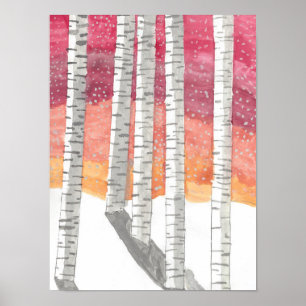 Bang in de sneeuw poster