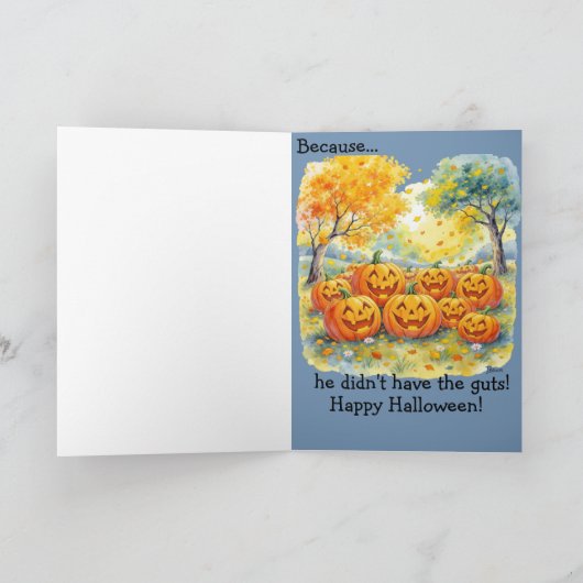 "Bang Jack" Kinderen grap Halloween Kaart (Binnen)