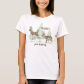 Bang Just Kidding Hunting Humor T-shirt (Voorkant)