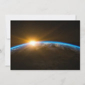 Bang Kat In Ruimte Verjaardag Uitnodiging (Achterkant)