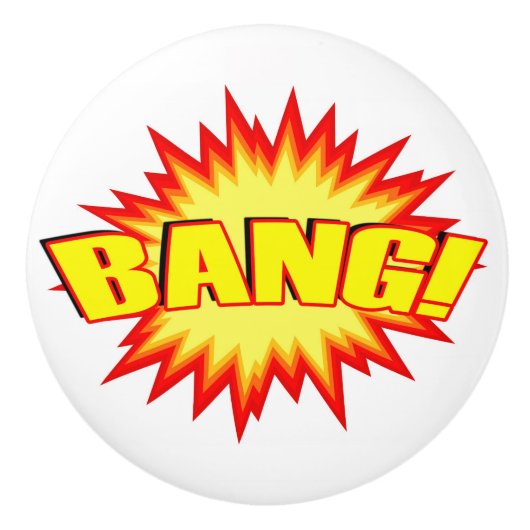 Bang! Keramische Knop (Voorkant)