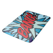BANG Leuke moderne stripboek Pop Art Badmat (Gekanteld)