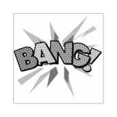 BANG Leuke Retro Strip Pop Art Rubberstempel (Afrduk)