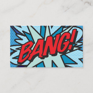 BANG Leuke Retro Stripboek Visitekaartje