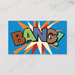BANG Leuke Retro Stripboek Visitekaartje