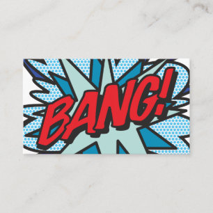 BANG Leuke Retro Stripboek Visitekaartje