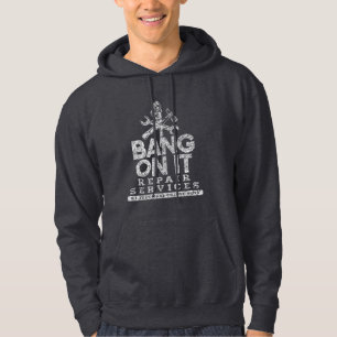 Bang op IT Reparatie Services White GFX Hoodie