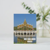 Bang Pa-in koninklijk paleis Briefkaart (Staand voorkant)