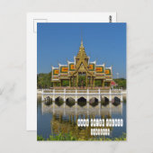 Bang Pa-in koninklijk paleis Briefkaart (Voorkant / Achterkant)