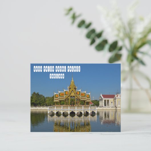 Bang Pa-in-Royal Palace in Thailand Briefkaart (Staand voorkant)