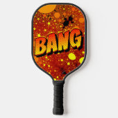 BANG Pop Art Comic Core Pickleball Paddle (Achterkant)