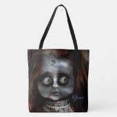 Bang Pop Eng Halloween Monogram Tote Bag (Voorkant)
